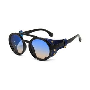 Steampunk Style Round Vintage Sunglasses Retro Eyewear For Men Women